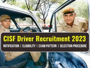 CISF Driver Recruitment