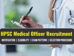 HPSC Medical Officer Recruitment