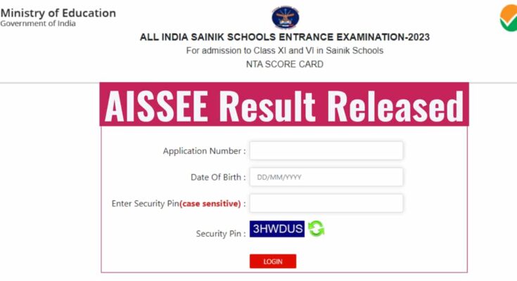 AISSEE Result