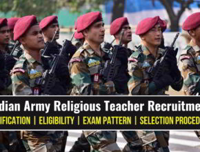 Indian Army Religious Teacher Recruitment