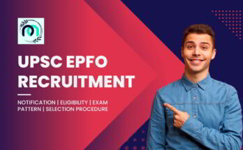 UPSC EPFO Recruitment