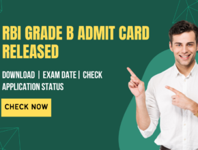 RBI Grade B Admit Card