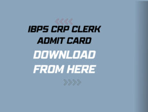 IBPS CRP Clerk XIII Admit Card