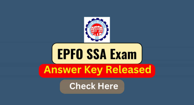 EPFO SSA Answer Key