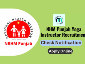 NHM Punjab Yoga Instructor Recruitment