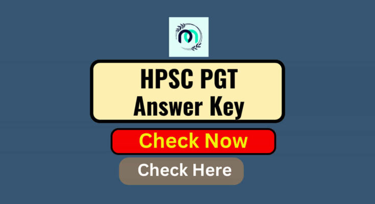 HPSC PGT Answer Key