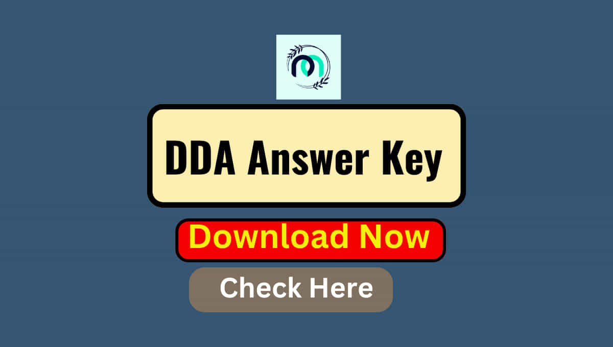 DDA Answer Key