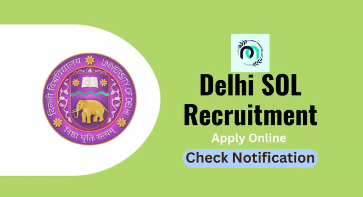 Delhi SOL Recruitment