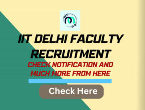 IIT Delhi Faculty Recruitment