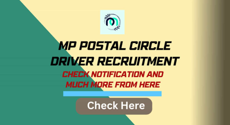 MP Postal Circle Driver Recruitment