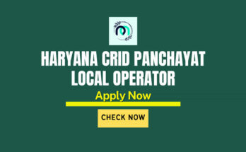 Haryana CRID Panchayat Local Operator